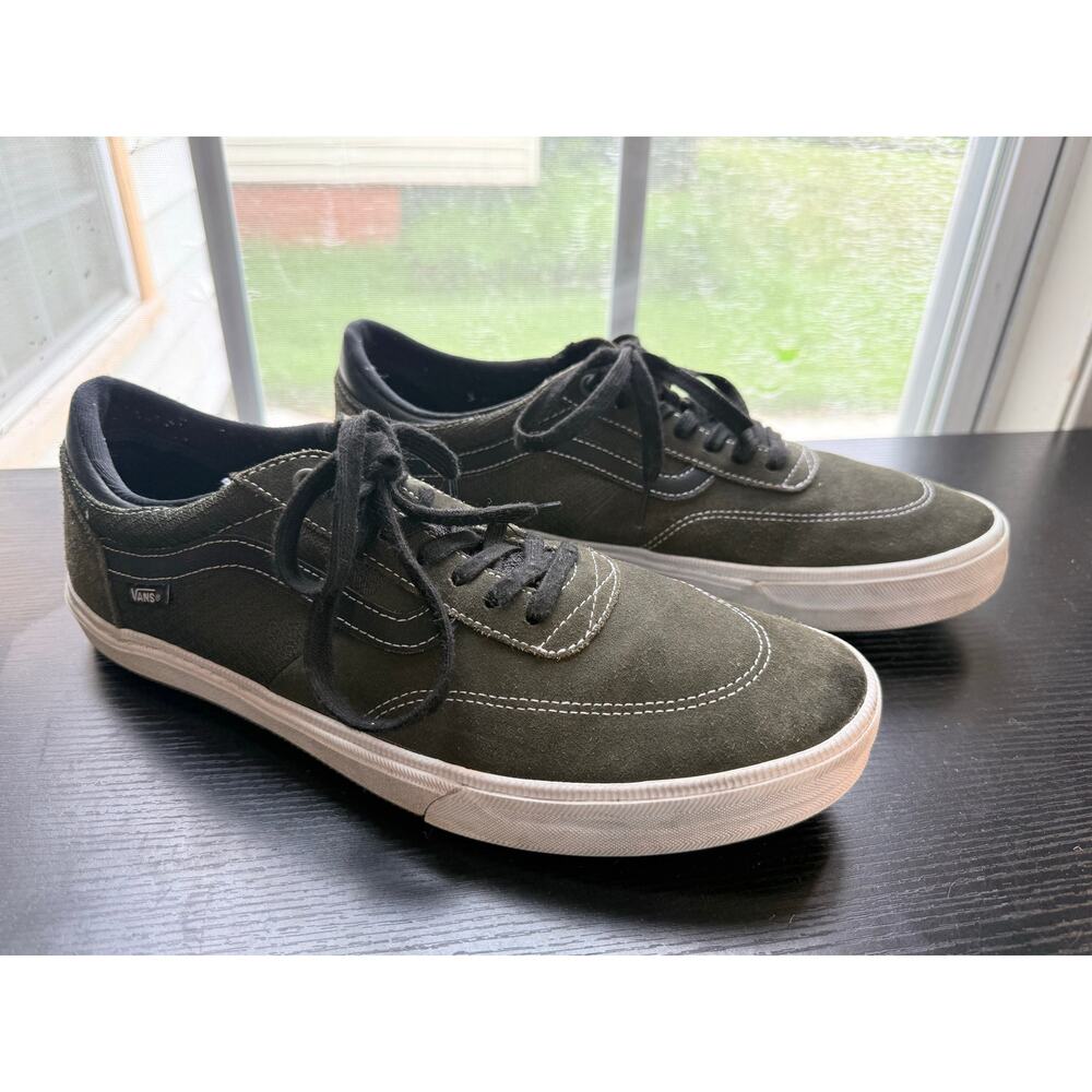 Vans Gilbert Crockett 2 Pro Skate Shoes Men’s Size 13 Olive Green Suede Canvas
